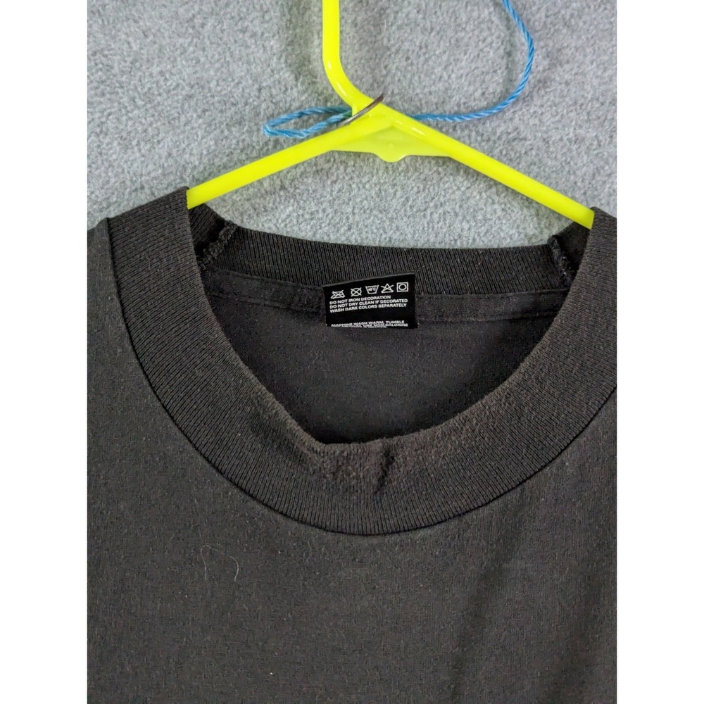 VTG Fruit Of The Looms Police Long Sleeve T Shirt XL USA Made Single Stitch 90s - Picture 6 of 11